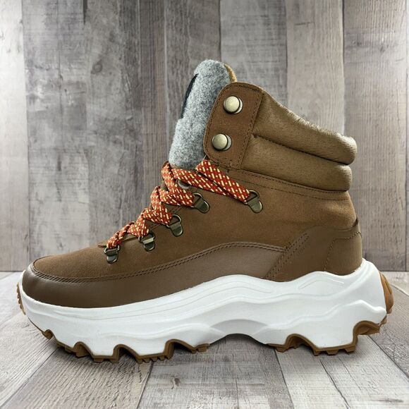 Sorel Kinetic Breakthru Conquest Women's 11 Sneaker Boots Bootie Waterproof Tan - Picture 6 of 12